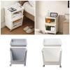 Multi-purpose storage bin with wheels and convenient plastic storage case with rollers for easy access and organization view 2