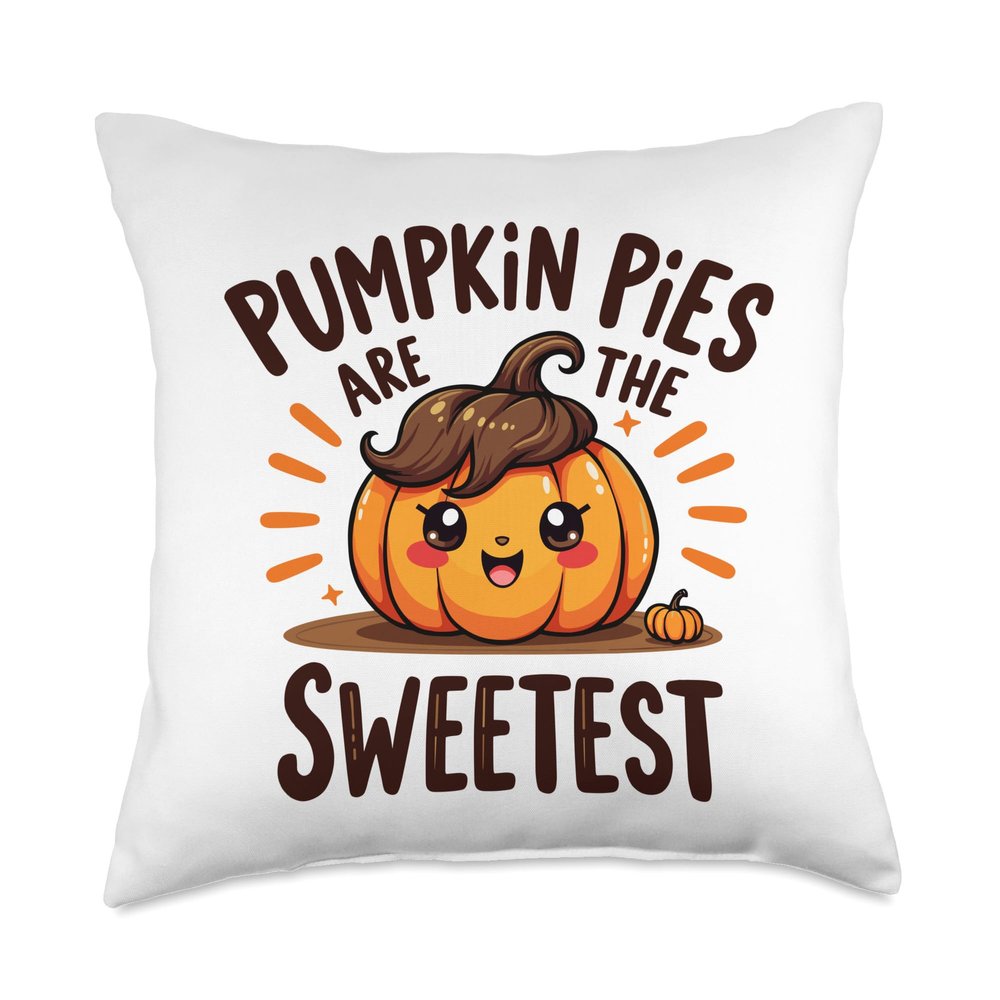 Pumpkin Pies Are The Sweetest Pumpkin Pie Thanksgiving 2024 Throw Pillow