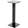 Plymor 8.38" x 3" x 3" Black Acrylic Square Barbell Pedestal Display Riser view 1