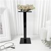 Plymor 8.38" x 3" x 3" Black Acrylic Square Barbell Pedestal Display Riser view 2