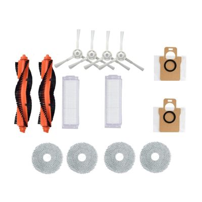CEATYU Compatible for Xiaomi Mijia M30 Pro C107 Robot Vacuum Cleaner Main Brush Side Brush Hepa Filter Mop Cloth Dust Bag Mop Holder(As Shown j)