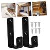 Anneome 6Pcs Bunk Bed Ladder Hook Rubber-Coated Metal Holders for Bedroom Easy Installation and Replacement Versatile Design for Hanging Clothes and Bags Iron Material view 4