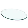 Cabilock Round Tempered Glass Table Top Thick Glass Surface for Dining and Tea Tables Diameter Shatterproof Design Easy to and Kitchen Use view 1