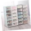 Hohopeti 6pcs Shoe Storage Boxes Plastic Shoe Containers Closet Organizer Sturdy Folding Racks view 4