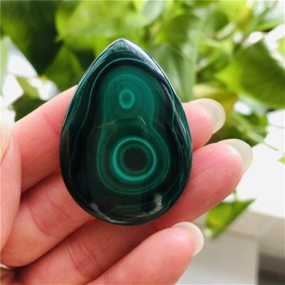 KatLin Natural Stone Natural Stone Polished Green Malachite Quartz Stone Pendant(15-18g)