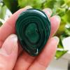 KatLin Natural Stone Natural Stone Polished Green Malachite Quartz Stone Pendant(15-18g) view 4