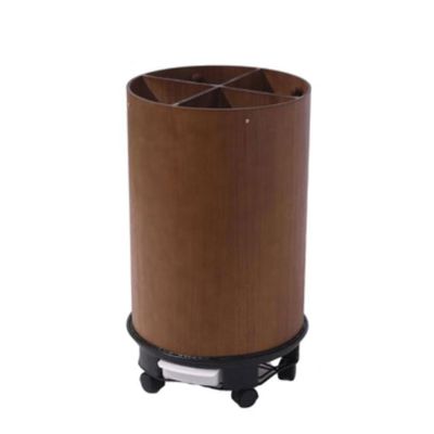 POLGDW Umbrella Stand Large Capacity Umbrella Holder for Entryway, Rolling Umbrella Stand Rack with Hooks and Wheels, Wooden Umbrella Bucket Umbrella Organizer for Home Office Decoration Umbrella H