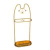 POLGDW Umbrella Holder Umbrella Stand Metal Cat Wrought Iron Umbrella Stand Cafe Office Home Long and Short Umbrella Storage Rack Umbrella Holder for Entryway Umbrella Rack Umbrella Organ (Goud 30* view 1