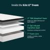 Tuft & Needle Kin Medium 12" Twin Adaptive Foam Mattress in a Box, Cooling Gel, Pressure Relief, Durable Support, 100 Night Trial, Fiberglass-Free, CertiPUR-US, 10-Year Limited Warranty view 3