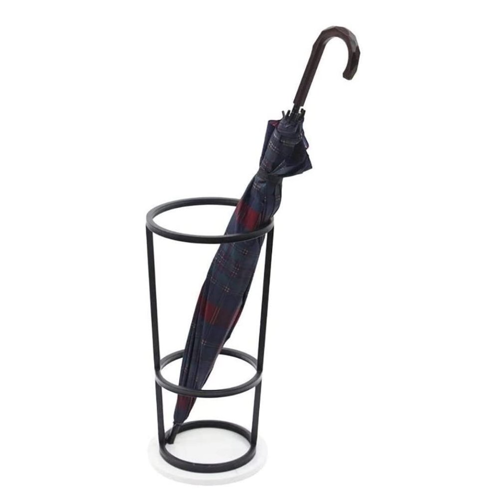 POLGDW Umbrella Stand Iron Umbrella Stand Marble Base Umbrella Stand Hotel Umbrella Lobby Umbrella Storage Bucket Umbrella Rack Umbrella Stand (Black 25 * 55cm)