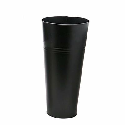 POLGDW Round Umbrella Stand Corridor Umbrella Stand Metal Umbrella Stand Removable Drip Tray Umbrella Stand Umbrella Stand with Hook and Drip Tray,Black