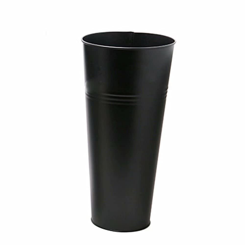 POLGDW Round Umbrella Stand Corridor Umbrella Stand Metal Umbrella Stand Removable Drip Tray Umbrella Stand Umbrella Stand with Hook and Drip Tray,Black