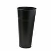POLGDW Round Umbrella Stand Corridor Umbrella Stand Metal Umbrella Stand Removable Drip Tray Umbrella Stand Umbrella Stand with Hook and Drip Tray,Black view 1