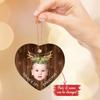 Babys 1st Xmas Ornament 2026, Personalized First Christmas Ornaments with Photo & Name, New Baby Ornament Gifts for Christmas, Birthday, Custom New Baby Presents, Baby Keepsake Ornaments view 2