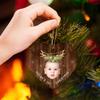 Babys 1st Xmas Ornament 2026, Personalized First Christmas Ornaments with Photo & Name, New Baby Ornament Gifts for Christmas, Birthday, Custom New Baby Presents, Baby Keepsake Ornaments view 4