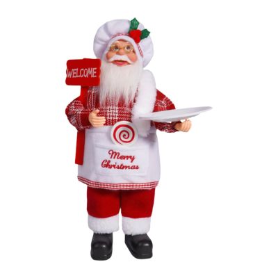 FQRDKT Festive Santa Doll Figurine for Home Decoration, Chef
