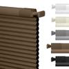MoDanCeQ No Drill Cordless 1.5" Blackout Cellular Shades for Windows, Thermal Insulated, Noise Reduction, Room Darkening Honeycomb Blinds for Home, Brown, 37" W x 48" H view 1