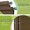 MoDanCeQ No Drill Cordless 1.5" Blackout Cellular Shades for Windows, Thermal Insulated, Noise Reduction, Room Darkening Honeycomb Blinds for Home, Brown, 37" W x 48" H view 2