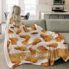 ARTBLANKET Personalized Chicken Nuggets Blanket Gifts for Kids, Custom Chicken Nuggets Thow Blankets for Boys Girls Womens, Lightweight Fleece Blankets for Kids Couch Bed Sofa 60x50 Inch for Teen view 4