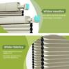 MoDanCeQ No Drill Cordless 1.5" Blackout Cellular Shades for Windows, Thermal Insulated, Noise Reduction, Room Darkening Honeycomb Blinds for Home, Beige, 54" W x 64" H view 2