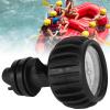 MUNEFE Air Pump Pressure Gauge, 30Psi Rubber Dinghy Air Pressure Gauge, Inflatable Boat Single Barometer with Hand Pump for Kayak view 2