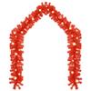 Christmas Garland with LED Lights 66 ft Red,300 LED Christmas Garland with 1800 Tips, 65.6' Flexible Artificial Christmas Tree Garland with Warm White LED Lights for Indoor Outdoor Christmas Decoratio view 2