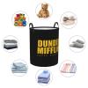 Dunder Mifflin Large Laundry Basket,Bathroom,Waterproof,Collapsible Round Clothes Basket Freestanding Laundry Hamper view 3