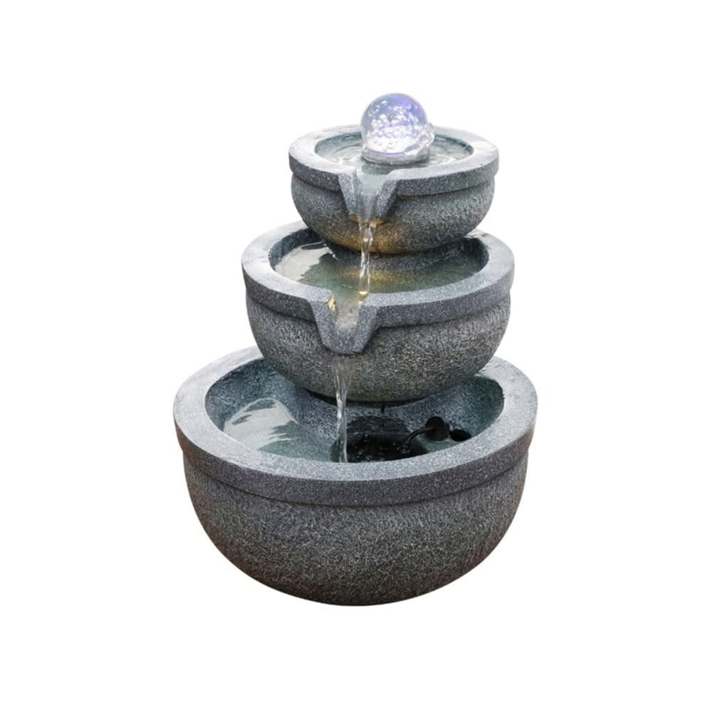 Indoor Fountain Modern Running Water Ornaments Circulating Water Living Room Fortune Desktop Feng Shui Ball Humidification Business Gifts Tabletop Fountain
