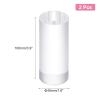 uxcell 2pcs Acrylic Cylinder Display Blocks, 40 x 100 mm/1.6" x 3.9" Clear Jewelry Display Base Polished Cube Riser Stand Display Holder Base for Ring Jewelry Crafts view 2