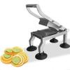 BAIZHONGJIE Fruit Vegetable Slicer Stainless Steel Slicer Tool Potato Slicing Machine Manual Vegetable Chopper with Blades,Food Chopper for Tomato Cucumber Onion,15mm view 2