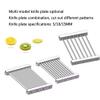 BAIZHONGJIE Fruit Vegetable Slicer Stainless Steel Slicer Tool Potato Slicing Machine Manual Vegetable Chopper with Blades,Food Chopper for Tomato Cucumber Onion,15mm view 3