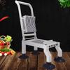 BAIZHONGJIE Fruit Vegetable Slicer Stainless Steel Slicer Tool Potato Slicing Machine Manual Vegetable Chopper with Blades,Food Chopper for Tomato Cucumber Onion,15mm view 4