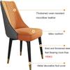 2PCS Dining Chair, Upgraded Latex Cushion Back Chair, Italian Cafe/Western Restaurant/Dessert Shop Leisure Chair, Iron Black Gold Chair Leg Home Bedroom Makeup Chair (Color : F) view 4