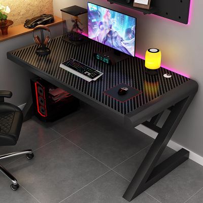 NOBBAT Computer Gaming Desk Gaming PC Desk Computer Desk 80/90/100/110/120/130/140/150/160cm Office Work Desk Student and Worker Laptop Table with Shelves Modern Style Desks Bedroom Home(120x60x74cm)