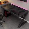 NOBBAT Computer Gaming Desk Gaming PC Desk Computer Desk 80/90/100/110/120/130/140/150/160cm Office Work Desk Student and Worker Laptop Table with Shelves Modern Style Desks Bedroom Home(120x60x74cm) view 3