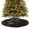 Christmas Tree Skirt 48 Inches Black Labrador Tree Skirt Double-Sided Xmas Tree Skirt Christmas Tree Mat Christmas Tree Decorations for Holiday Decor Indoor Outdoor view 4