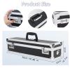 Flydoniso Chefs Knife Case Aluminum Hard Case with Dual Combination Locks Cultery Carrier Portable Knife Organizer Block Holders Protectors With 8 Slots Can Hold Home Kitchen Knife Tools Up To 17.5 view 2