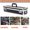 Flydoniso Chefs Knife Case Aluminum Hard Case with Dual Combination Locks Cultery Carrier Portable Knife Organizer Block Holders Protectors With 8 Slots Can Hold Home Kitchen Knife Tools Up To 17.5 view 4