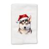 Adorable Christmas Kitchen Hand Towel | Siberian Husky | Pet Animal Lover Gifts view 2