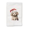 Adorable Christmas Kitchen Hand Towel | Poodle | Pet Animal Lover Gifts view 2
