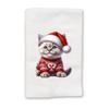 Adorable Christmas Kitchen Hand Towel | Khao Manee | Pet Animal Lover Gifts view 2