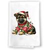 Adorable Christmas Sweater Kitchen Hand Towel | Germanshepherd | Pet Animal Lover Gifts view 1