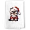 Adorable Christmas Kitchen Hand Towel | Himalayan | Pet Animal Lover Gifts view 1
