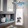 Adorable Christmas Elf Kitchen Hand Towel | Border Collie | Pet Animal Lover Gifts view 4