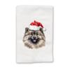 Adorable Christmas Kitchen Hand Towel | Keeshond | Pet Animal Lover Gifts view 2