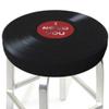 WIORUTI Custom Round Stool Cover Personalized Stool Seat Cover Add Your Logo Text Photo Customized Washable Bar Chair Cushion Case for Home Hotel Use, DarkRed-14 Inch view 3