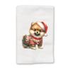 Adorable Christmas Sweater Kitchen Hand Towel | Pomeranian | Pet Animal Lover Gifts view 2