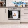 Adorable Christmas Sweater Kitchen Hand Towel | Pomeranian | Pet Animal Lover Gifts view 3