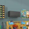 Anwick Metal Wall Storage Cabinet with Locking Door, Garage Cabinets for Tool Storage, Wall-Mounted Storage Cabinets for Garage Office Warehouse, Easily Assembled (Black-1) view 2