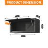 Anwick Metal Wall Storage Cabinet with Locking Door, Garage Cabinets for Tool Storage, Wall-Mounted Storage Cabinets for Garage Office Warehouse, Easily Assembled (Black-1) view 3